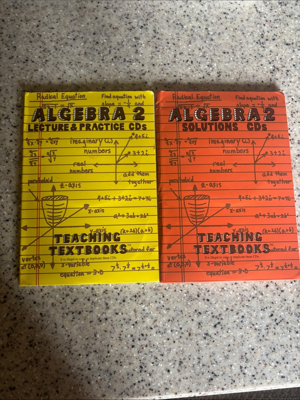 Teaching Textbooks Algebra 2 Lectures and Solutions CDs